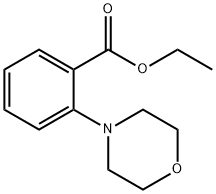 2-MORPHOLIN-4-YL-BENZOIC ACID ETHYL ESTER Structure