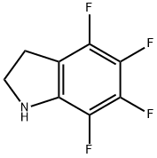 4,5,6,7-四氟吲哚啉, 19282-55-4, 结构式