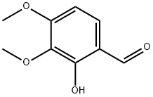 3,4-ジメトキシサリチルアルデヒド 化学構造式