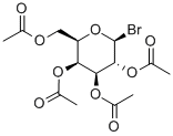 1-BROMO-2,3,4,6-TETRA-ACETYL-BETA-D-GALACTOSIDE 化学構造式