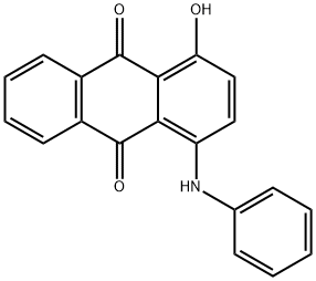 1-anilino-4-hydroxyanthraquinone Struktur
