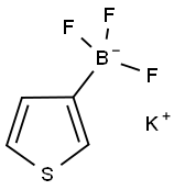 POTASSIUM 3-THIOPHENETRIFLUOROBORATE Struktur