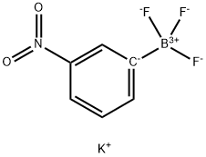 (3-硝基苯基)三氟硼酸钾, 192863-40-4, 结构式