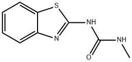 N-(ベンゾチアゾール-2-イル)-N'-メチル尿素 化学構造式