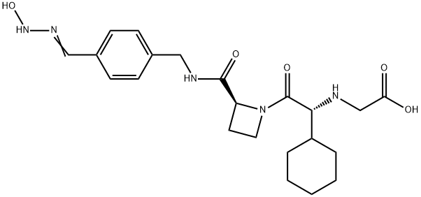 N-Hydroxy Melagatran 化学構造式