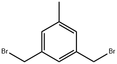 1,3-ビス(ブロモメチル)-5-メチルベンゼン 化学構造式