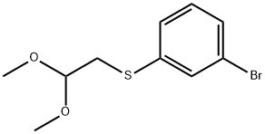 (3-溴苯基)(2,2-二甲氧基乙基)硫烷, 19296-69-6, 结构式