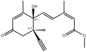 rac 8’-Acetylene Abscisic Acid Methyl Ester Struktur