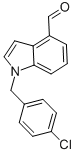 1-[(4-CHLOROPHENYL)METHYL]-1H-INDOLE-4-CARBOXALDEHYDE Structure