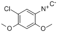 1-CHLORO-5-ISOCYANO-2,4-DIMETHOXYBENZENE 化学構造式