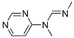 Methanimidamide, N,N-dimethyl-N-4-pyrimidinyl-, (E)- (9CI) Struktur