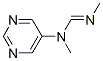 Methanimidamide, N,N-dimethyl-N-5-pyrimidinyl-, (E)- (9CI) Struktur