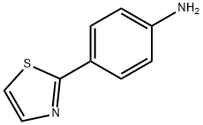 4-(噻唑-2-基)苯胺 结构式