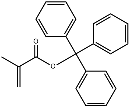 甲基丙烯酸三苯甲基酯, 19302-93-3, 结构式