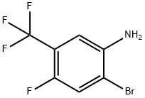 2-BROMO-4-FLUORO-5-(TRIFLUOROMETHYL)ANILINE Struktur