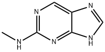 1H-Purin-2-amine, N-methyl- (9CI) Struktur