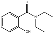 N,N-ジエチルサリチルアミド 化学構造式