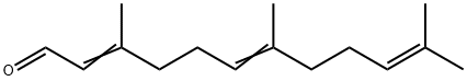 3,7,11-三甲基-2,6,10-十二烷三烯醛,19317-11-4,结构式
