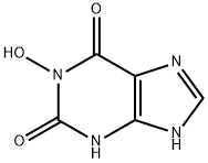 1-hydroxyxanthine Structure