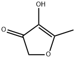 4-Hydroxy-5-methyl-3-furanone Struktur