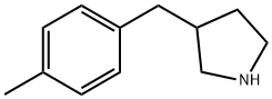 3-(4-methylbenzyl)pyrrolidine Structure