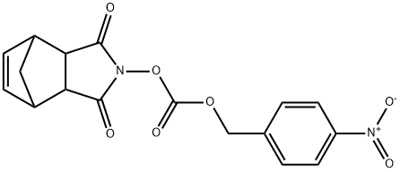 降冰片烯-2,3-二羧基亚胺基对硝基苄基碳酸酯, 193269-82-8, 结构式