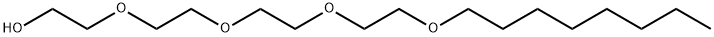 Tetraethyleneglycol monooctyl ether Structure