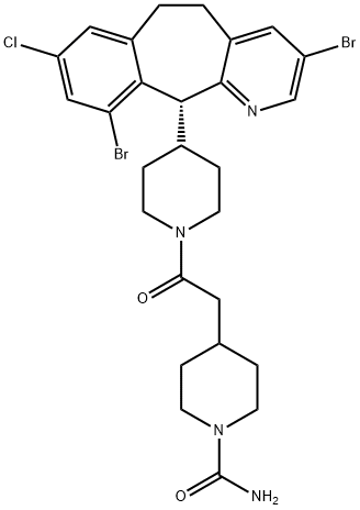 ロナファルニブ 化学構造式