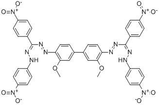 テトラニトロ ブルー テトラゾリウム ジホルマザン 化学構造式