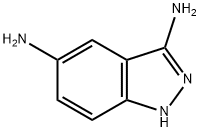 1H-吲唑-3,5-二胺, 19335-14-9, 结构式