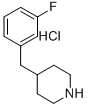 4-(2-Fluorobenzyl)Piperidine Hydrochloride 化学構造式