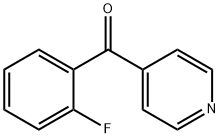 (2-氟苯基)(吡啶-4-基)甲酮, 193359-51-2, 结构式