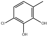 1,2-Benzenediol,  3-chloro-6-methyl-, 19337-62-3, 结构式