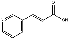 3-(3-ピリジル)アクリル酸 化学構造式