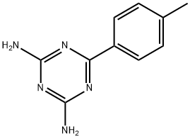 2,4-ジアミノ-6-P-トリル-1,3,5-トリアジン 化学構造式