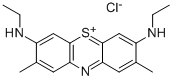 3,7-ビス(エチルアミノ)-2,8-ジメチルフェノチアジン-5-イウム·クロリド 化学構造式