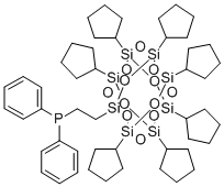 PSS-2-(二苯基膦基)乙基-七环戊基取代, 193404-80-7, 结构式