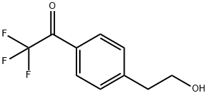 Ethanone, 2,2,2-trifluoro-1-[4-(2-hydroxyethyl)phenyl]- (9CI) Structure