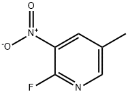 2-氟-5-甲基-3-硝基吡啶, 19346-44-2, 结构式