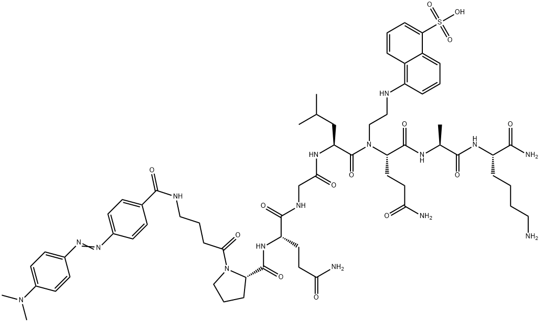 MMP SUBSTRATE III, FLUOROGENIC Structure