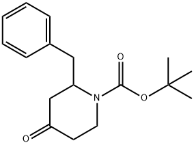 1-BOC-2-BENZYL-PIPERIDIN-4-ONE Structure