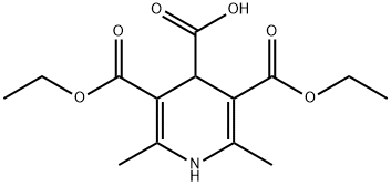 2,6-DIMETHYL-1,4-DIHYDRO-PYRIDINE-3,4,5-TRICARBOXYLIC ACID 3,5-DIETHYL ESTER, 19350-66-4, 结构式