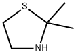 2,2-ジメチルチアゾリジン 化学構造式