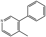 4-メチル-3-フェニルピリジン 化学構造式