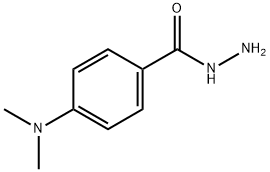 4-(ジメチルアミノ)安息香酸ヒドラジド 化学構造式