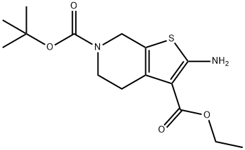 2-AMINO-4,7-DIHYDRO-5H-THIENO[2,3-C]PYRIDINE-3,6-DICARBOXYLIC ACID 6-TERT BUTYL ESTER 3-ETHYL ESTER price.