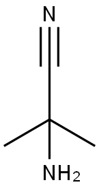 2-AMINO-2-METHYL-PROPIONITRILE Structure