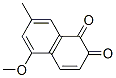 5-メトキシ-7-メチル-1,2-ナフタレンジオン 化学構造式