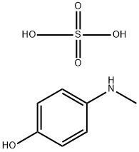 4-メチルアミノフェノール/硫酸塩 化学構造式