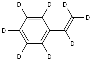 (2H5)フェニルエテン 化学構造式